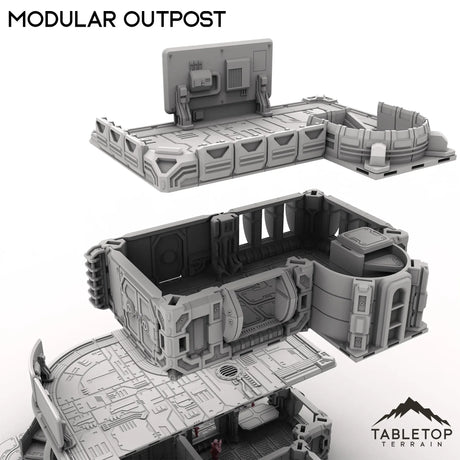Tabletop Terrain Building Modular Outpost