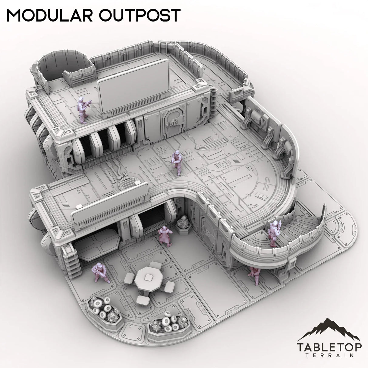 Tabletop Terrain Building Modular Outpost
