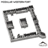 Tabletop Terrain Building Modular Western Fort - Old Wild Western Rush