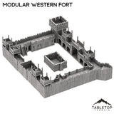 Tabletop Terrain Building Modular Western Fort - Old Wild Western Rush