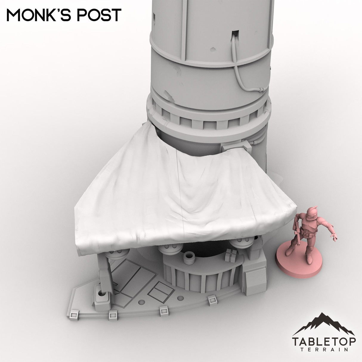 Tabletop Terrain Building Monk's Post