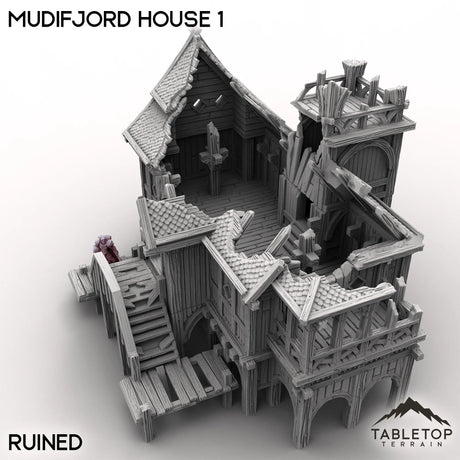 Tabletop Terrain Building Mudifjord House 1