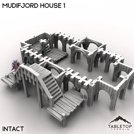 Tabletop Terrain Building Mudifjord House 1