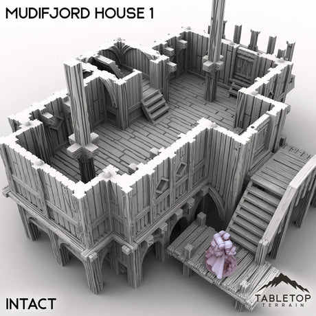 Tabletop Terrain Building Mudifjord House 1