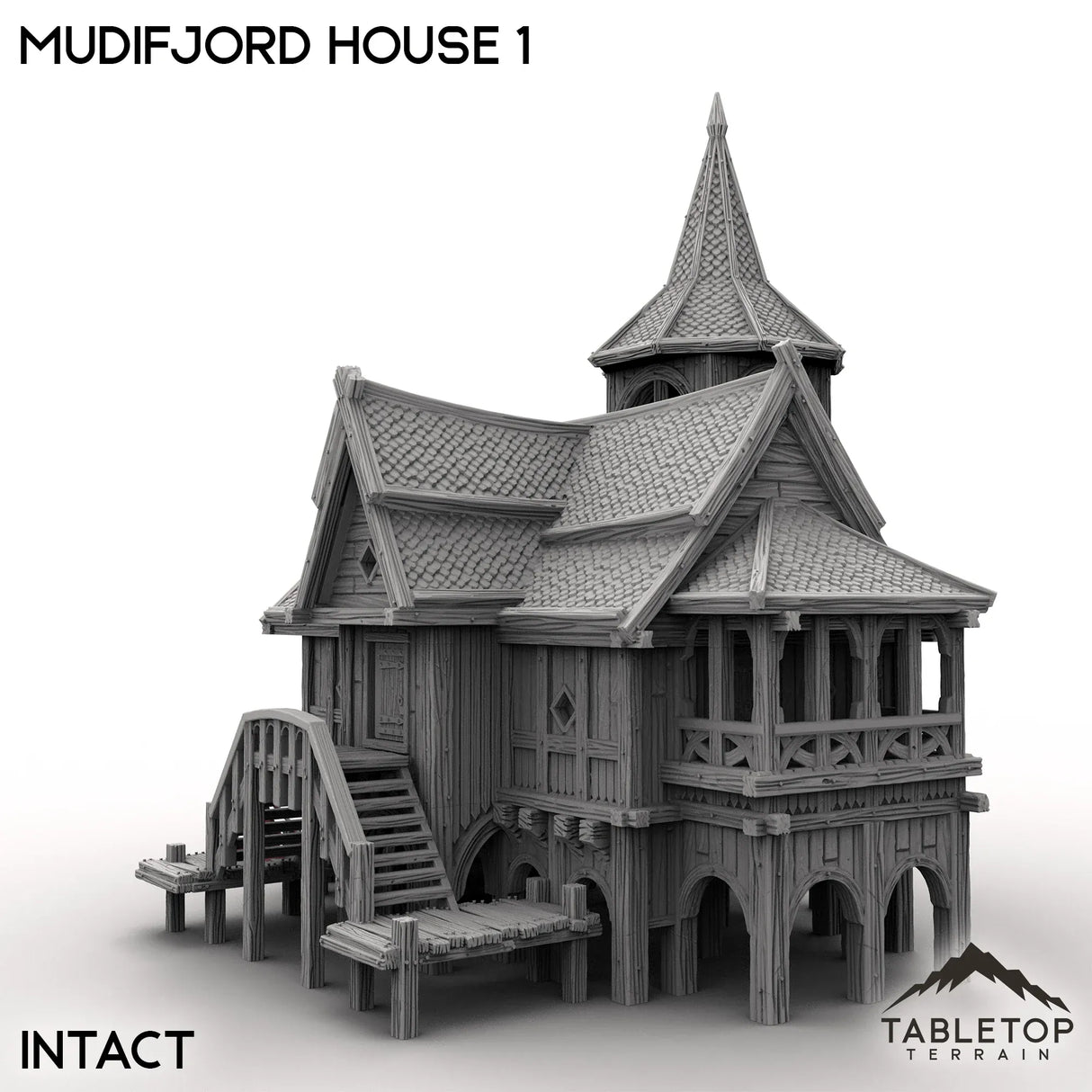 Tabletop Terrain Building Mudifjord House 1