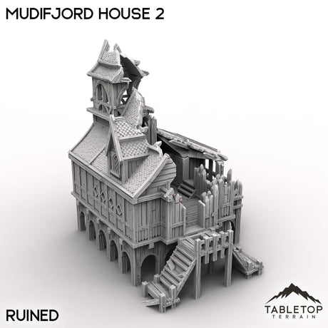 Tabletop Terrain Building Mudifjord House 2