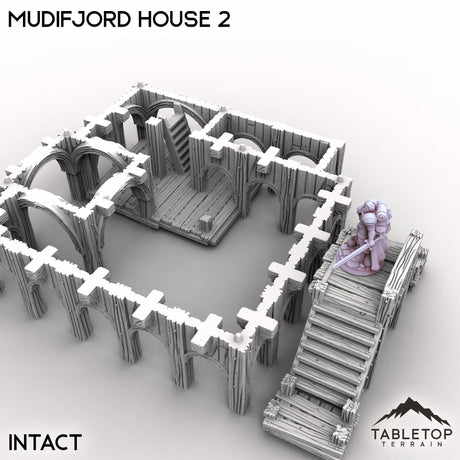 Tabletop Terrain Building Mudifjord House 2