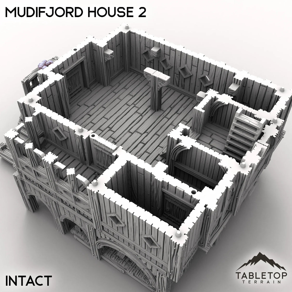 Tabletop Terrain Building Mudifjord House 2