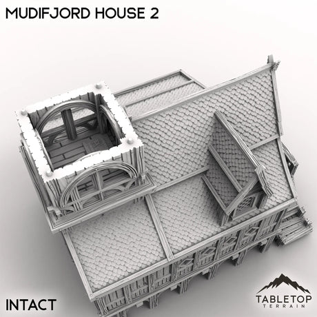 Tabletop Terrain Building Mudifjord House 2
