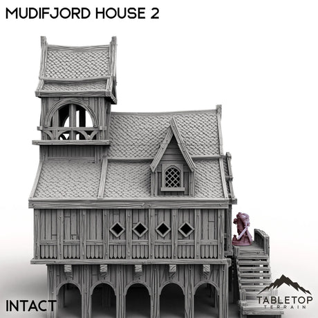 Tabletop Terrain Building Mudifjord House 2
