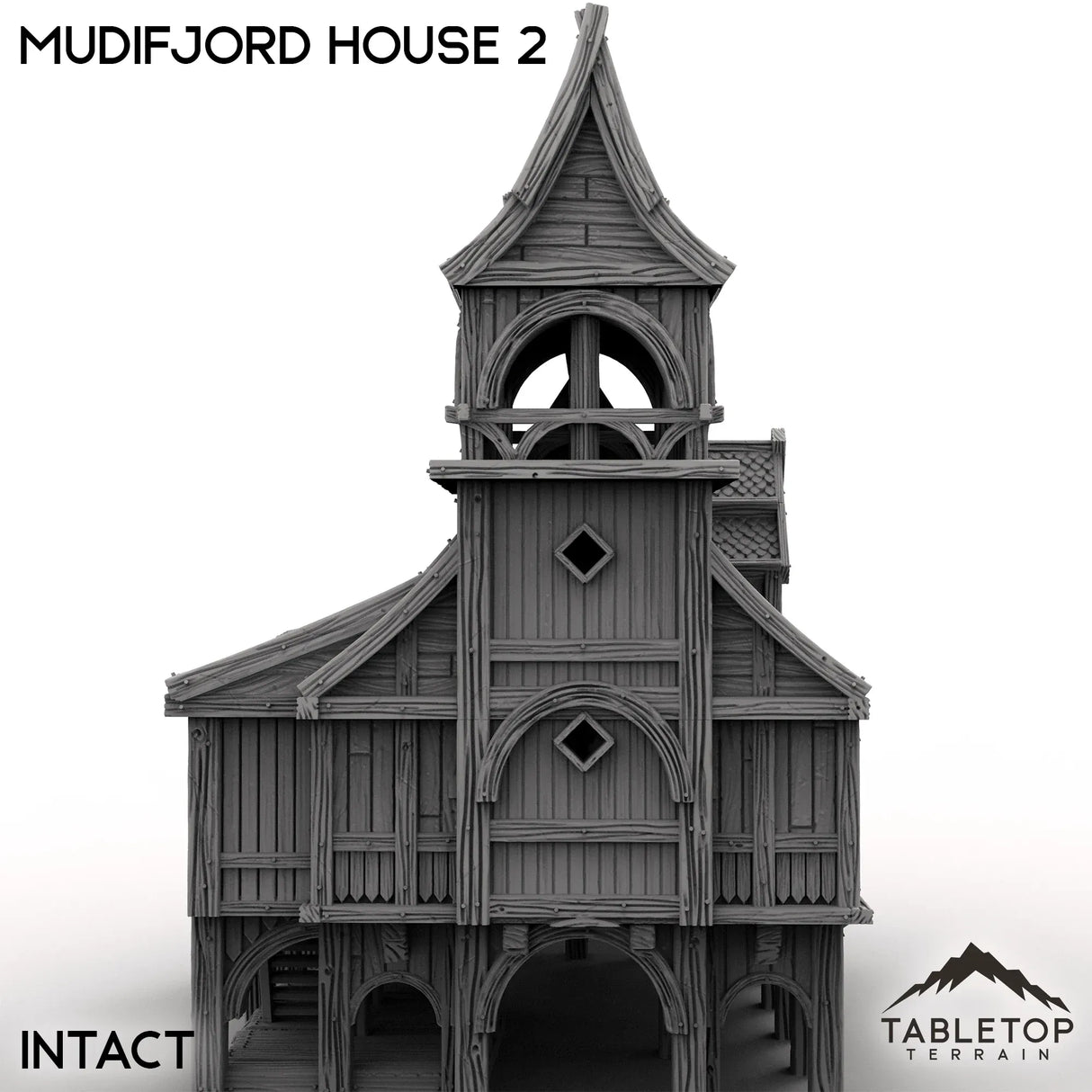 Tabletop Terrain Building Mudifjord House 2
