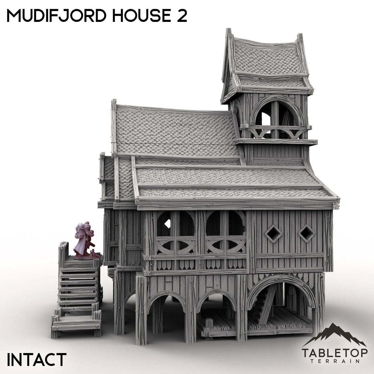 Tabletop Terrain Building Mudifjord House 2