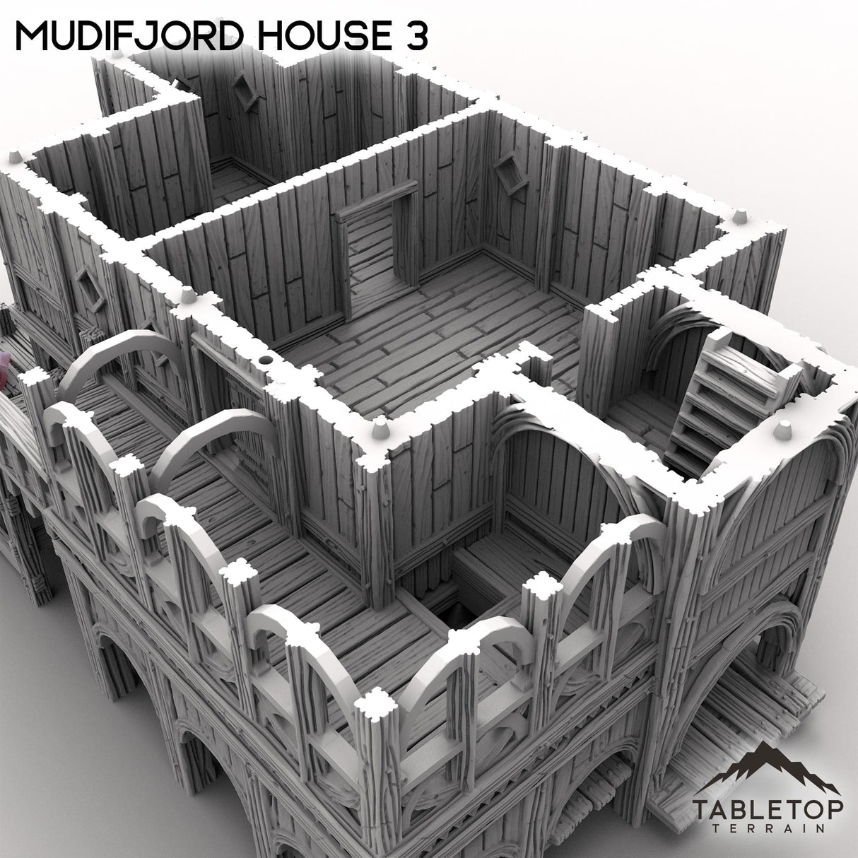 Tabletop Terrain Building Mudifjord House 3