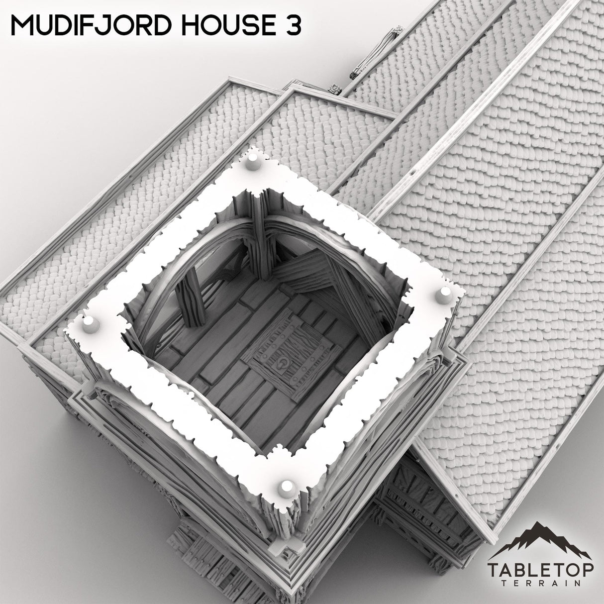 Tabletop Terrain Building Mudifjord House 3