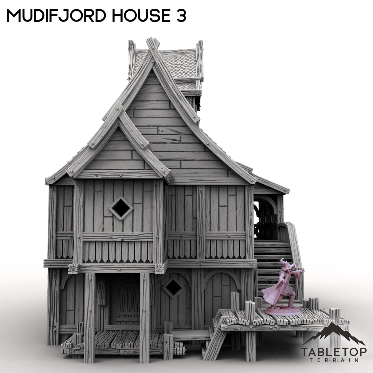 Tabletop Terrain Building Mudifjord House 3