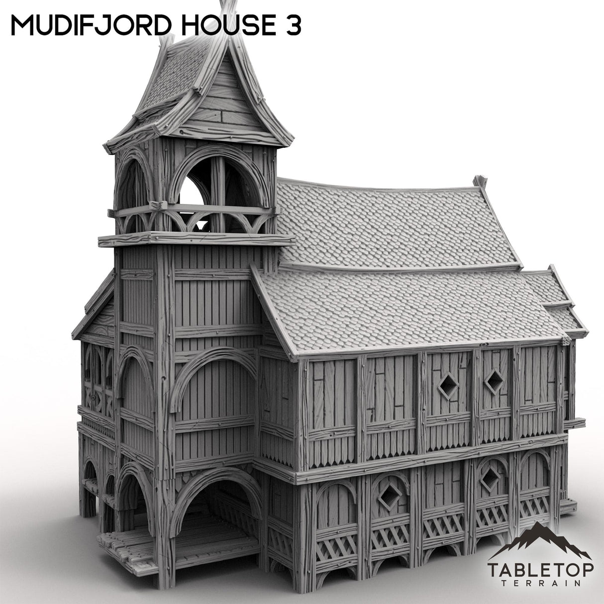 Tabletop Terrain Building Mudifjord House 3