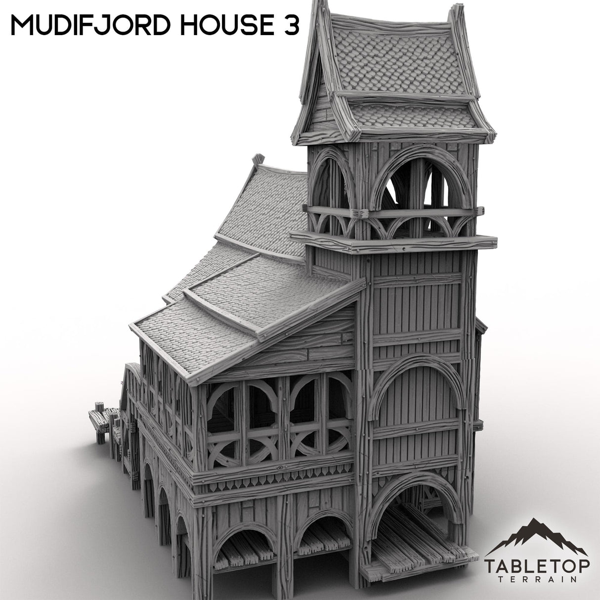 Tabletop Terrain Building Mudifjord House 3