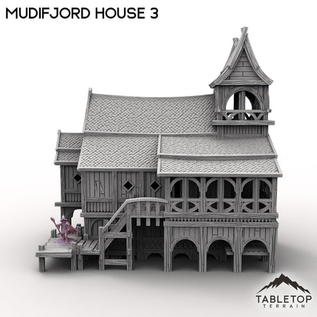 Tabletop Terrain Building Mudifjord House 3