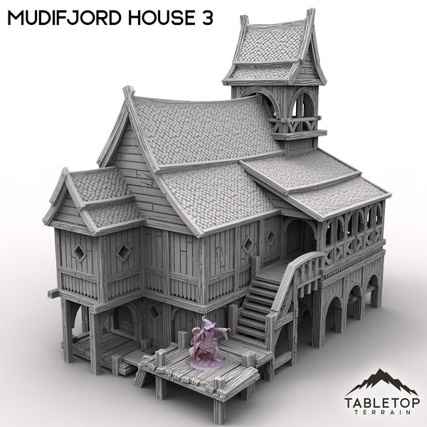 Tabletop Terrain Building Mudifjord House 3