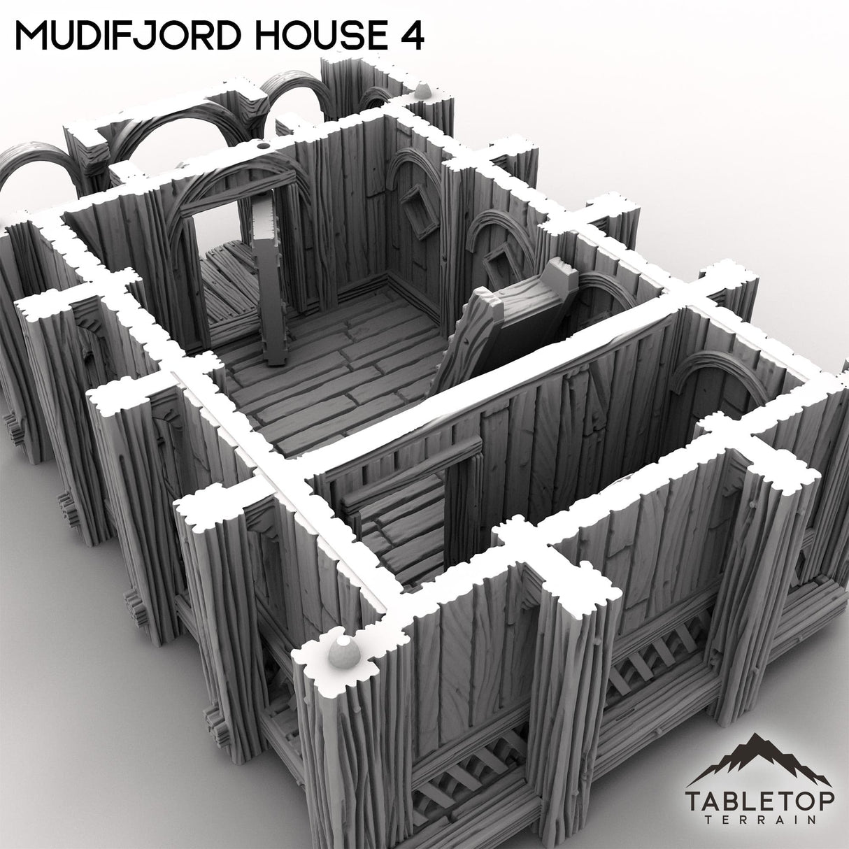 Tabletop Terrain Building Mudifjord House 4