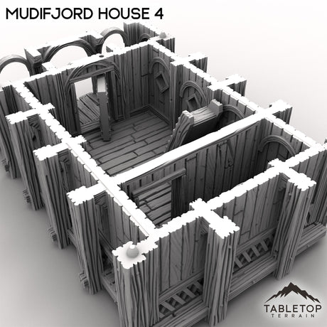 Tabletop Terrain Building Mudifjord House 4