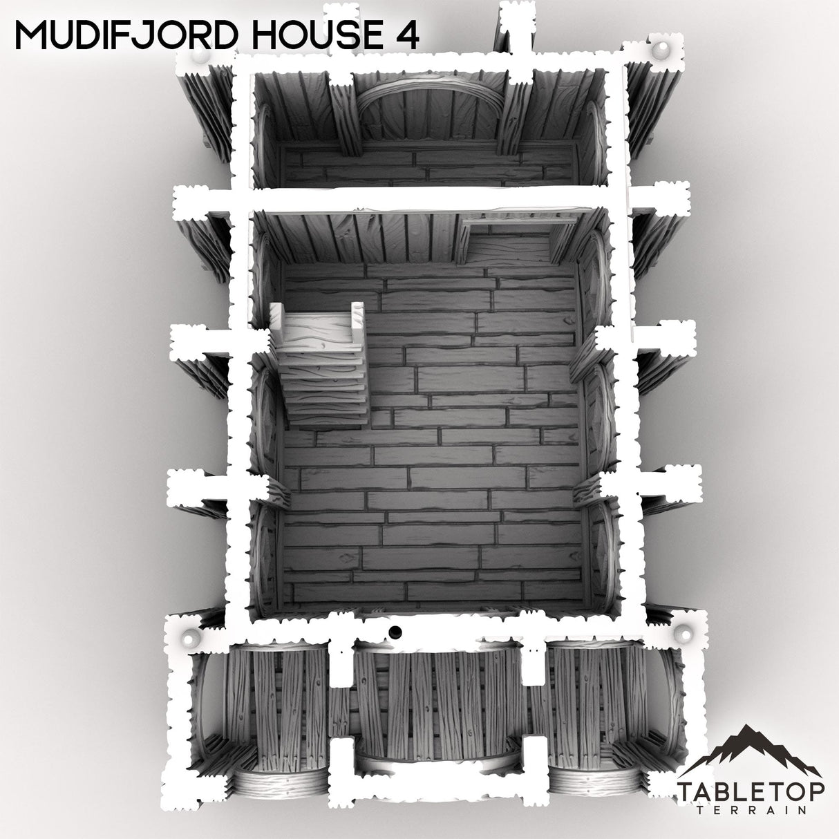 Tabletop Terrain Building Mudifjord House 4