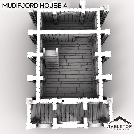 Tabletop Terrain Building Mudifjord House 4