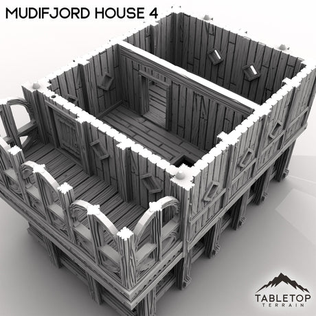 Tabletop Terrain Building Mudifjord House 4