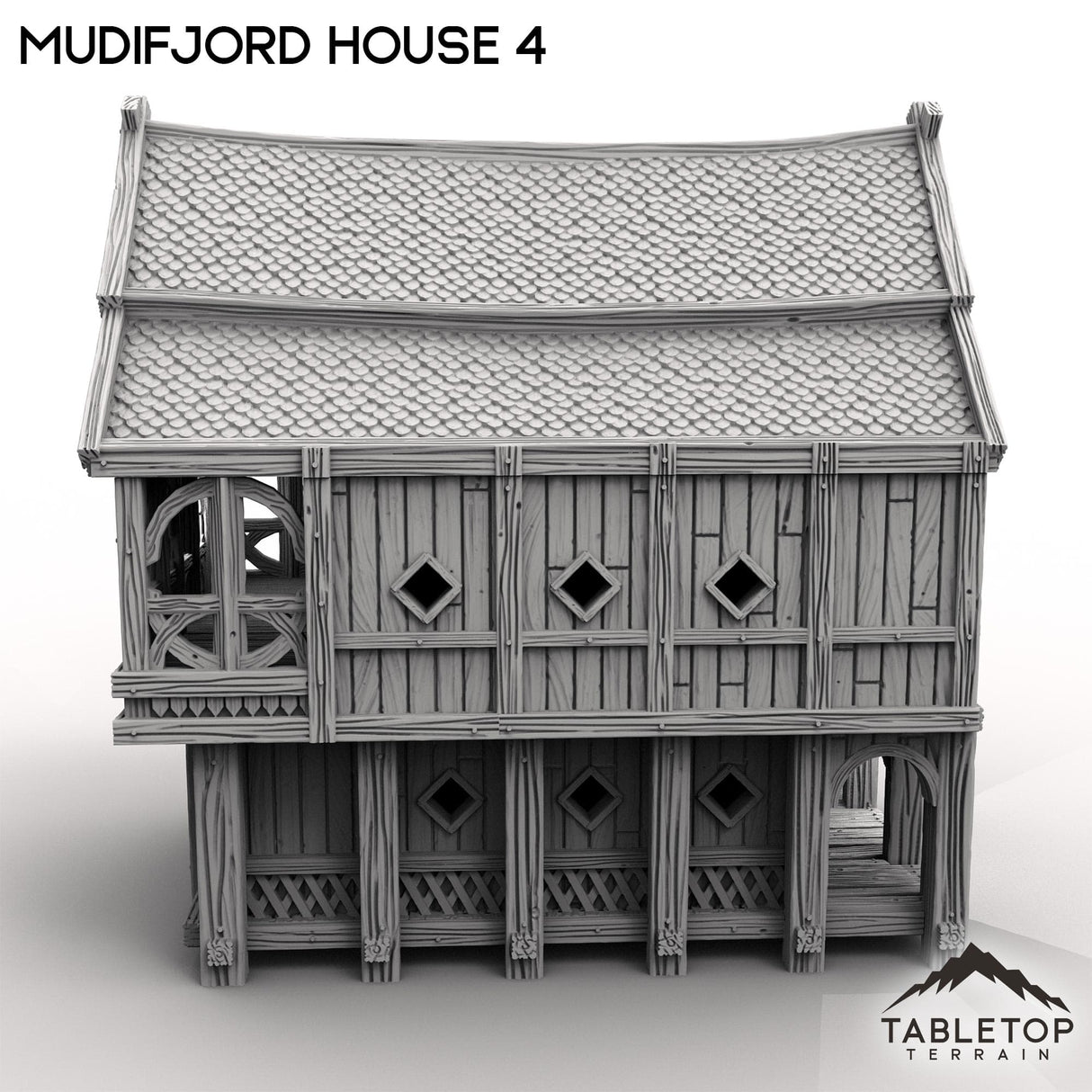 Tabletop Terrain Building Mudifjord House 4