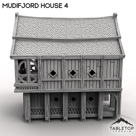 Tabletop Terrain Building Mudifjord House 4