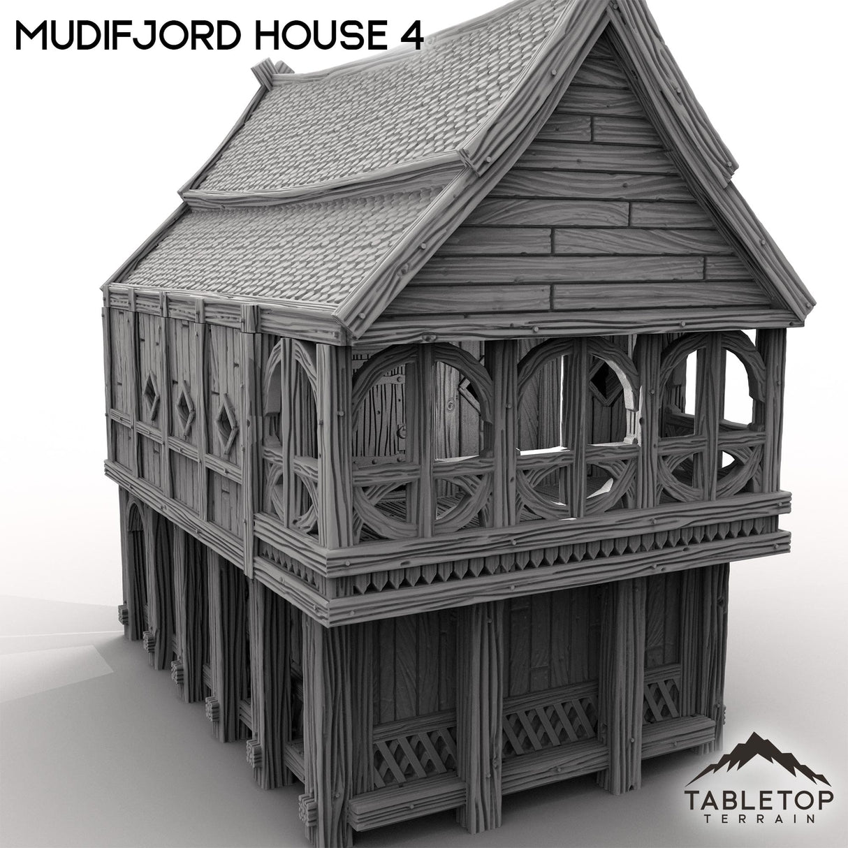 Tabletop Terrain Building Mudifjord House 4