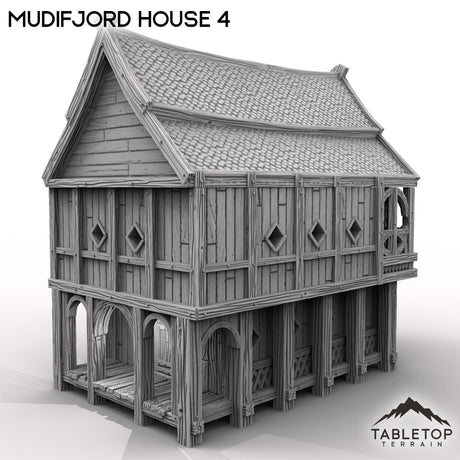 Tabletop Terrain Building Mudifjord House 4