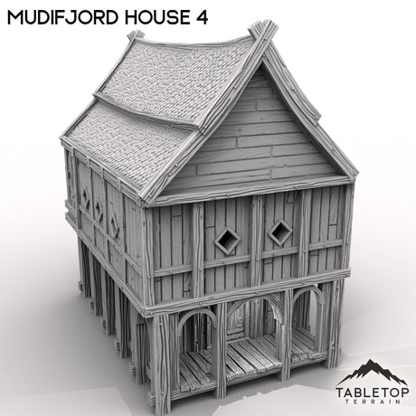 Tabletop Terrain Building Mudifjord House 4