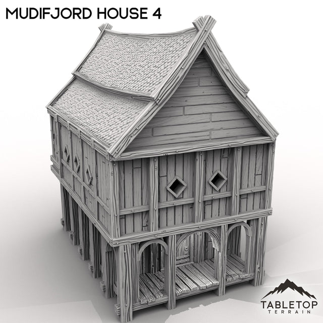 Tabletop Terrain Building Mudifjord House 4
