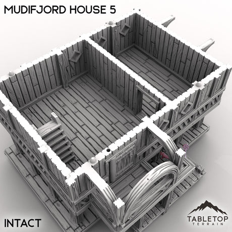 Tabletop Terrain Building Mudifjord House 5