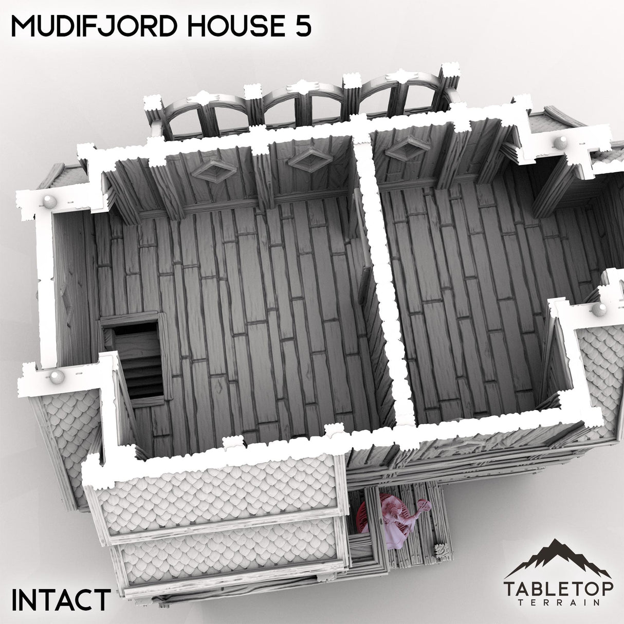 Tabletop Terrain Building Mudifjord House 5