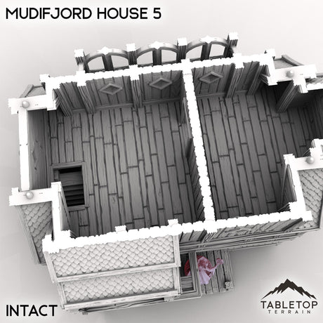 Tabletop Terrain Building Mudifjord House 5