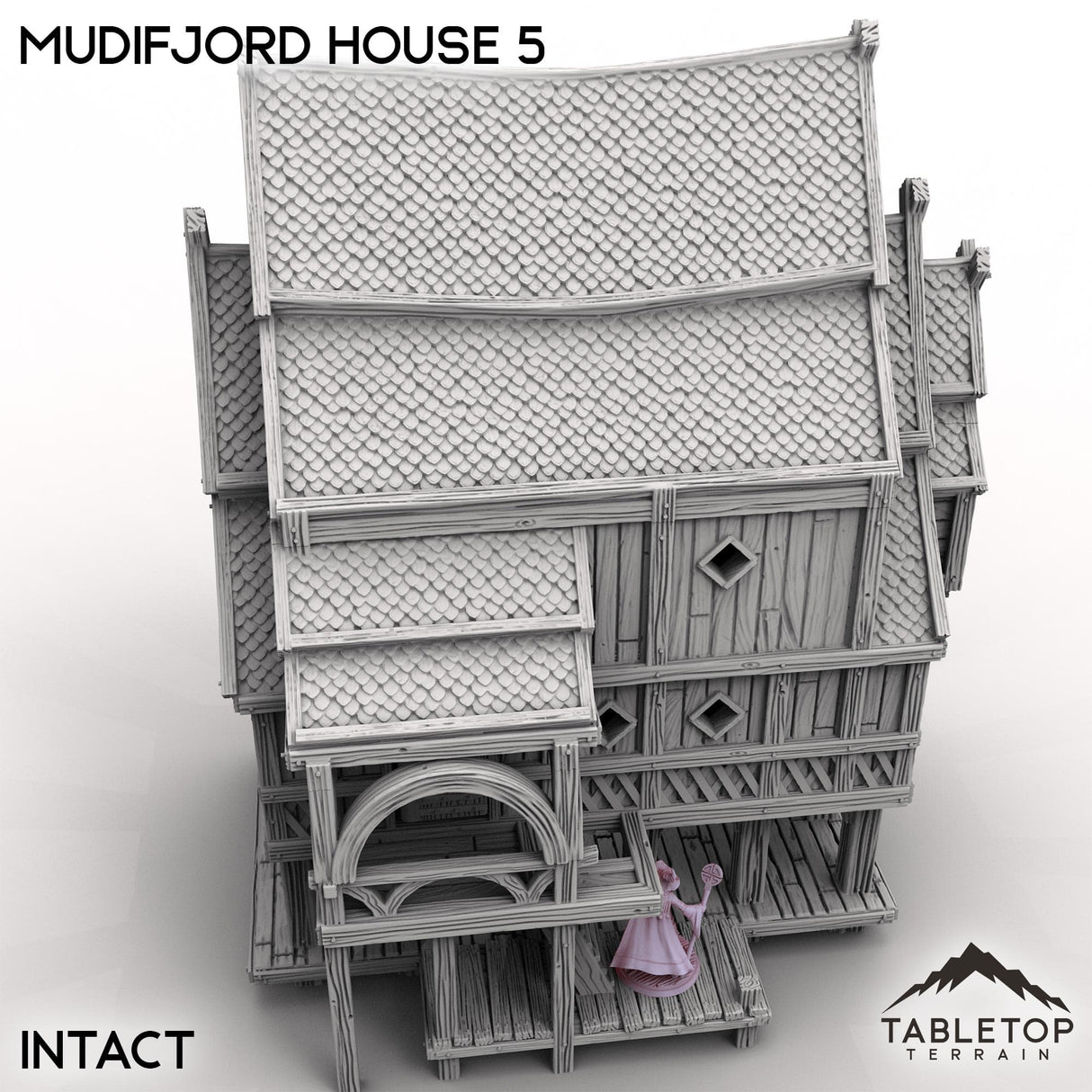 Tabletop Terrain Building Mudifjord House 5