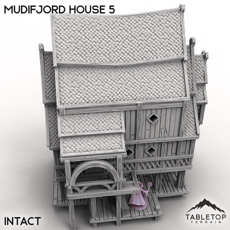Tabletop Terrain Building Mudifjord House 5