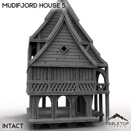 Tabletop Terrain Building Mudifjord House 5