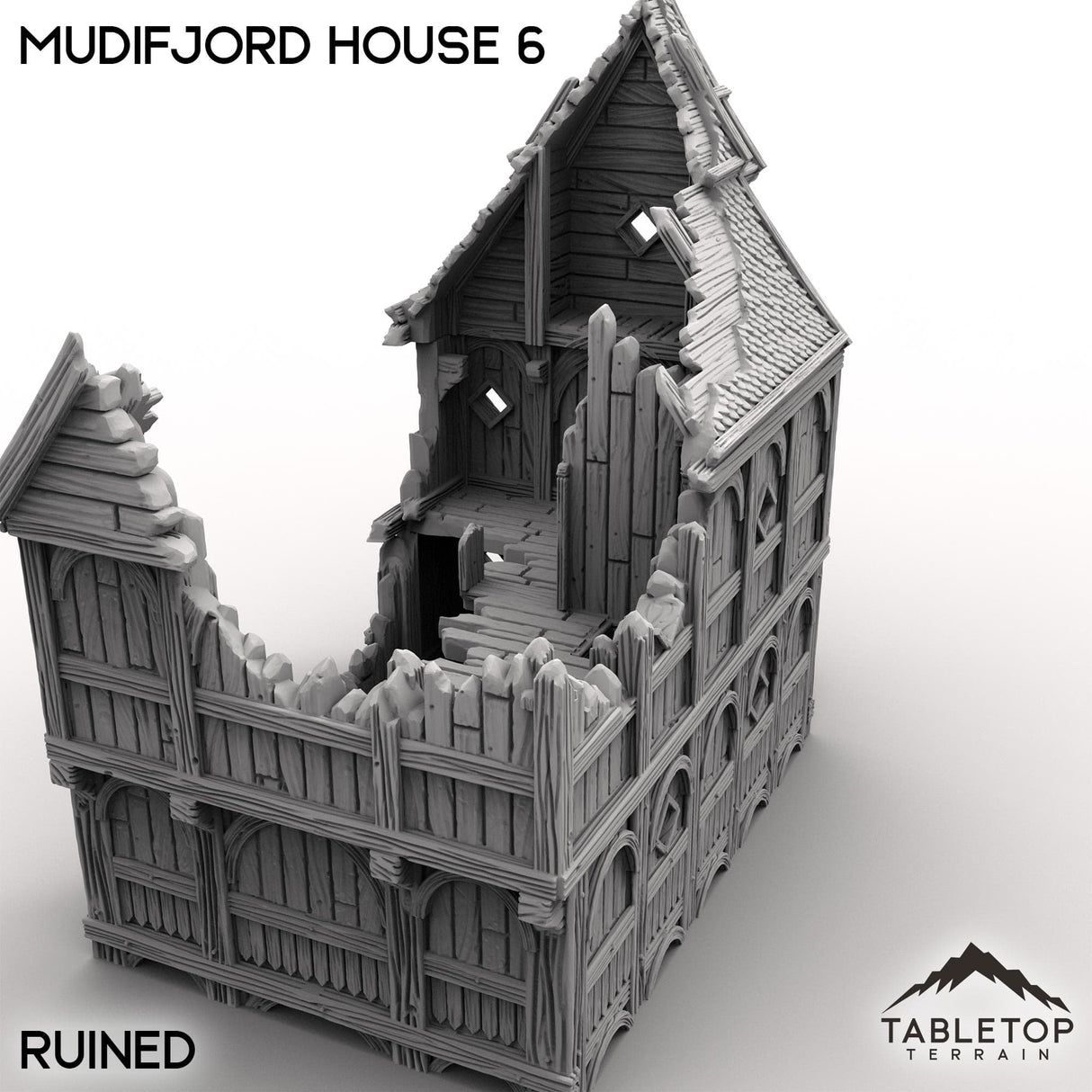 Tabletop Terrain Building Mudifjord House 6