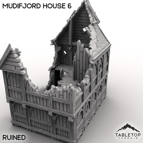 Tabletop Terrain Building Mudifjord House 6
