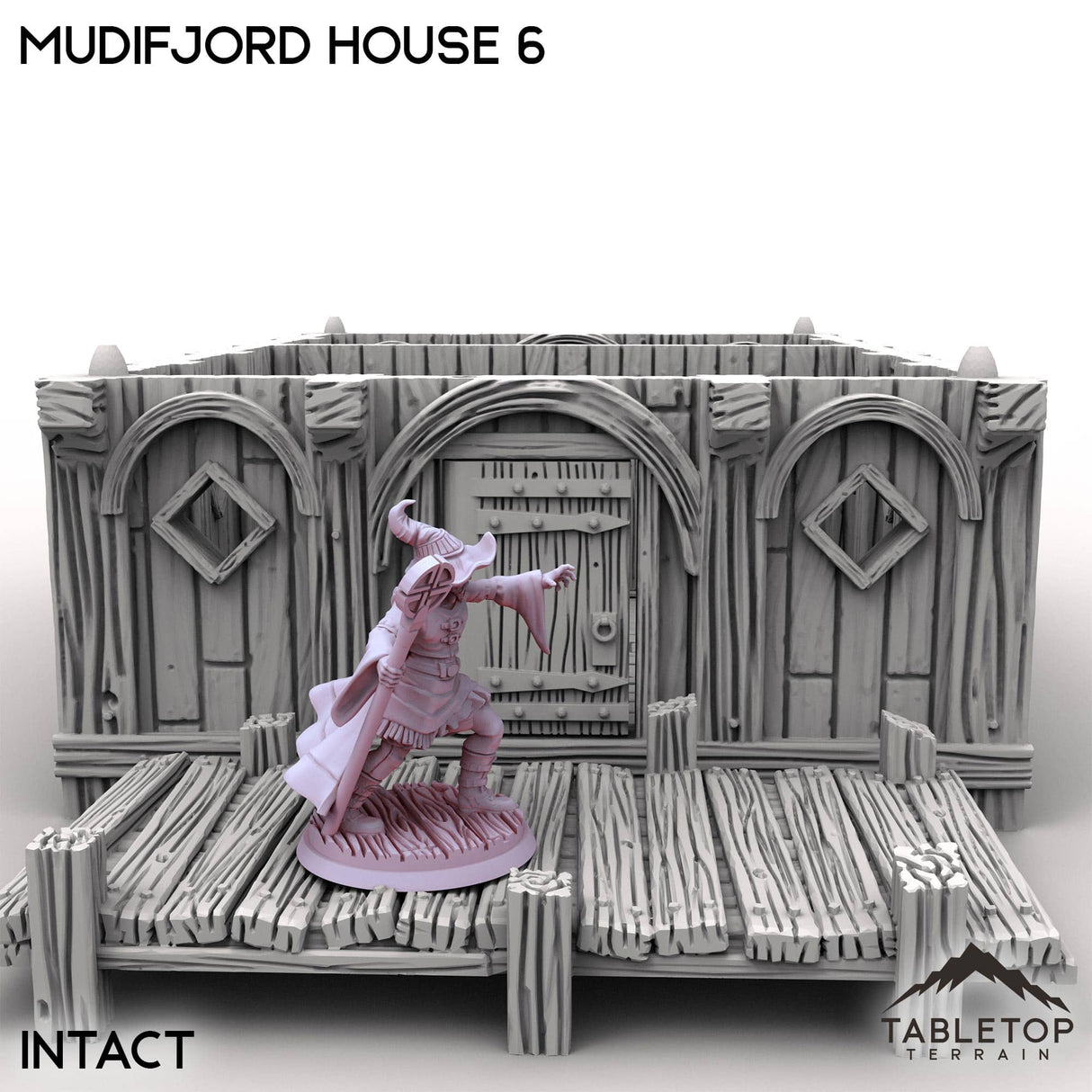 Tabletop Terrain Building Mudifjord House 6