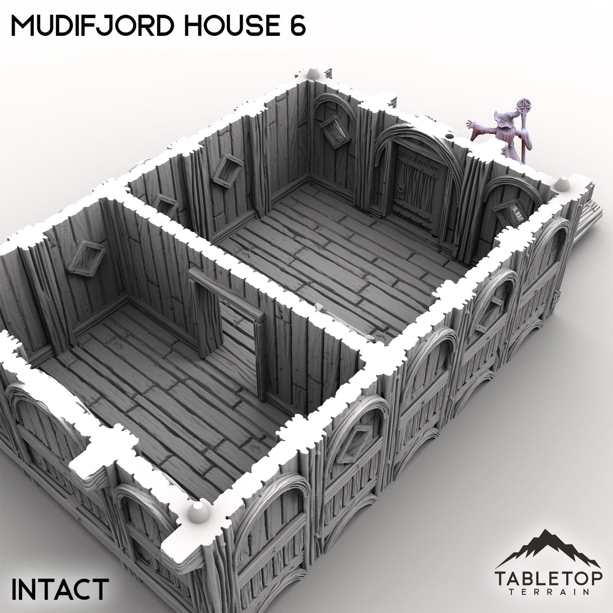 Tabletop Terrain Building Mudifjord House 6