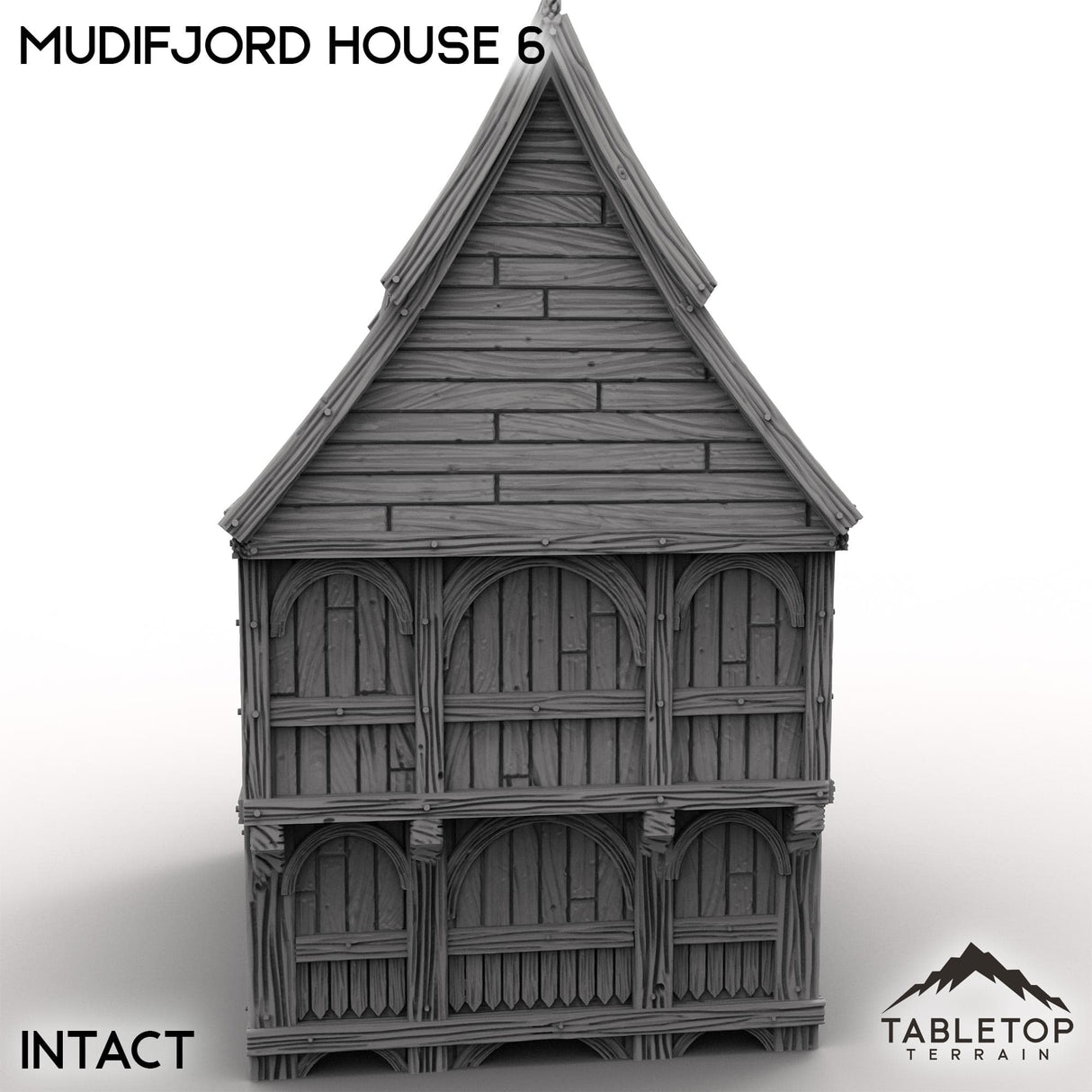 Tabletop Terrain Building Mudifjord House 6