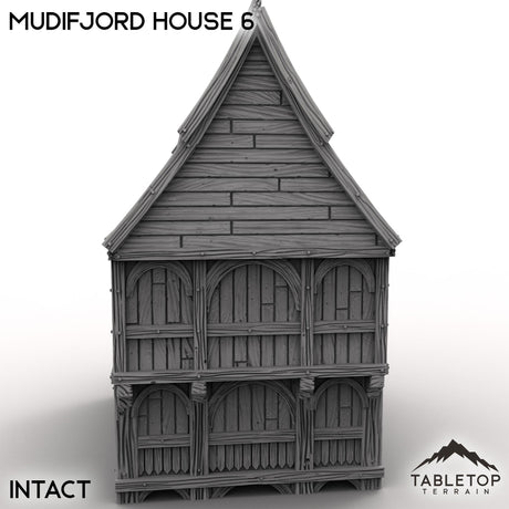 Tabletop Terrain Building Mudifjord House 6
