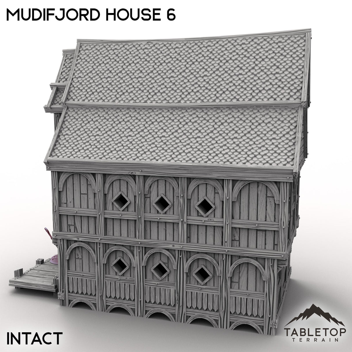 Tabletop Terrain Building Mudifjord House 6
