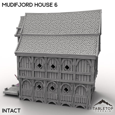 Tabletop Terrain Building Mudifjord House 6