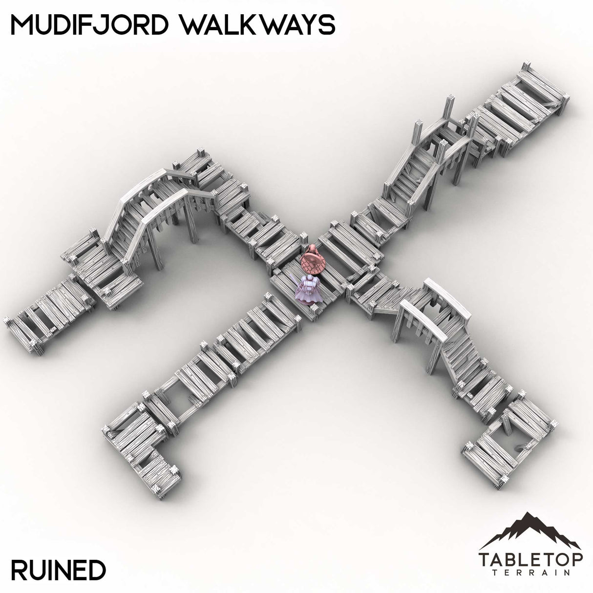 Tabletop Terrain Building Mudifjord Walkways
