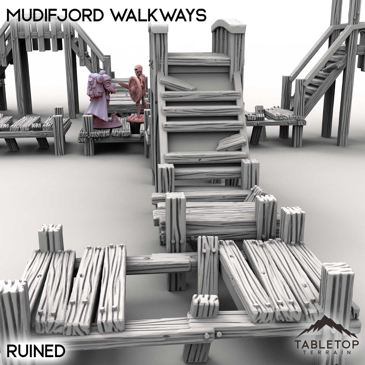 Tabletop Terrain Building Mudifjord Walkways